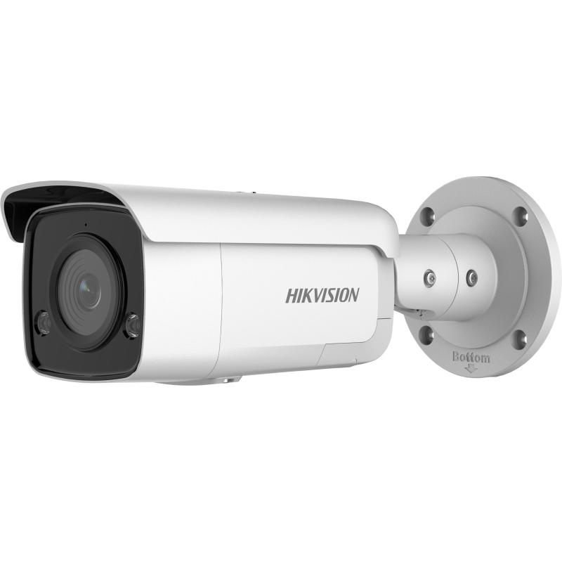 Hikvision DS-2CD2T46G2-ISU/SL 4 MP AcuSense Strobe Light ve Sesli Uyarı Destekli Sabit Bullet IP Kamera
