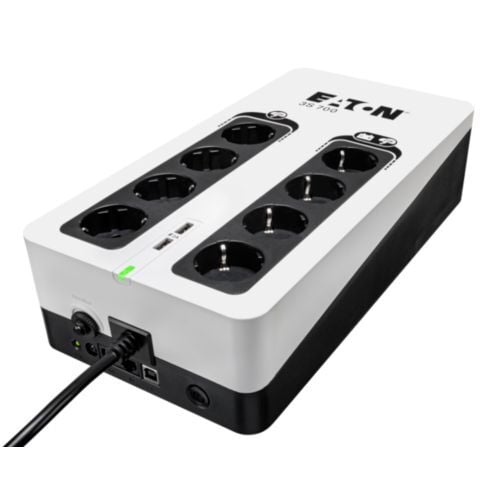 Eaton 3S700D 3S Serisi 700 VA 420W 6 Port Schuko (DIN) Priz Çıkışlı Kesintisiz Güç Kaynağı