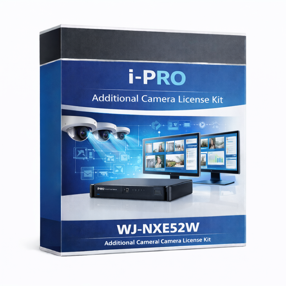 i-PRO NX Serisi NVR Ek Kamera Lisansı – 32 Kanal Artış (WJ-NXE52W)