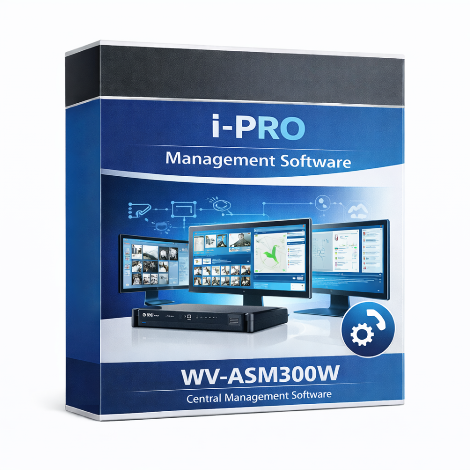 i-PRO Management Software – Video Güvenlik Yönetim Yazılımı (WV-ASM300W)