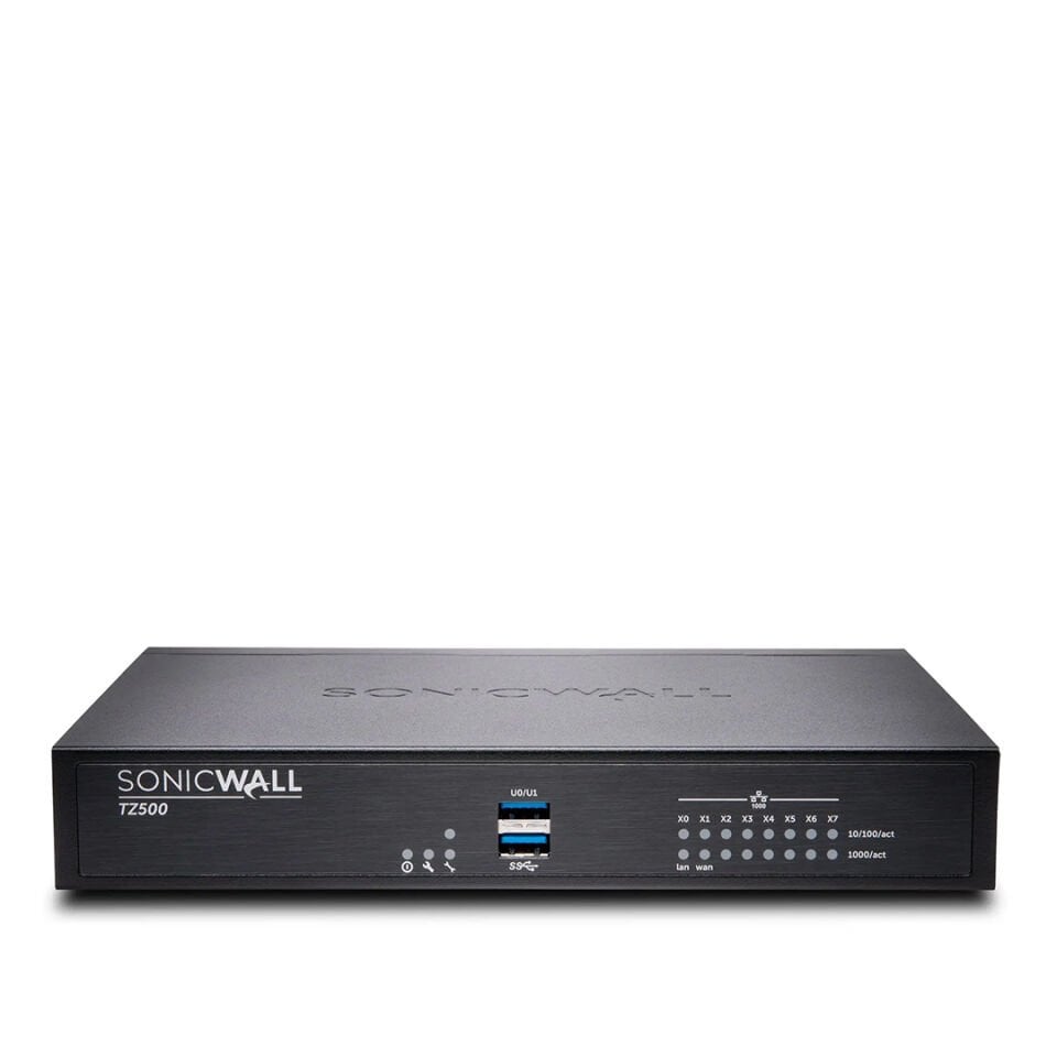 SonicWall Firewall TZ500W- Orta Ölçekli İşletmeler İçin Güvenlik Duvarı