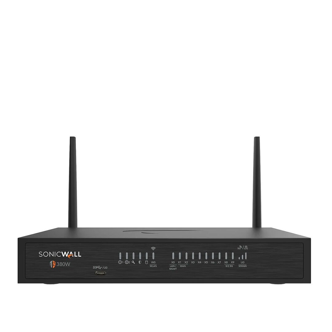 SonicWall Firewall TZ380W - Küçük ve Orta Ölçekli İşletmeler İçin Güvenlik Duvarı