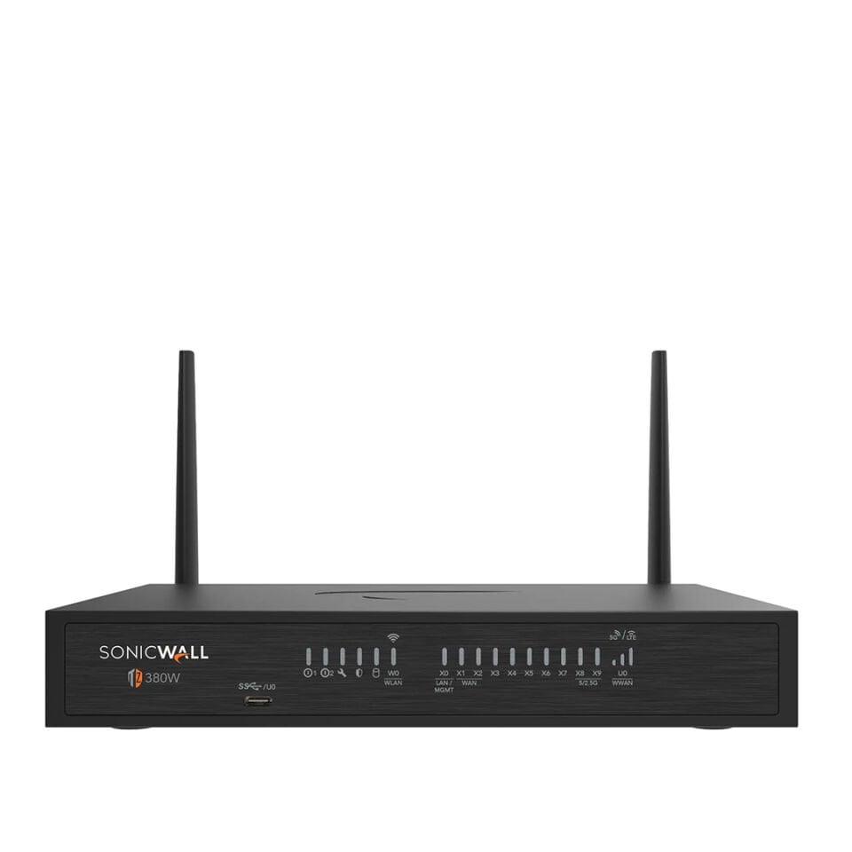 SonicWall Firewall TZ380W - Küçük ve Orta Ölçekli İşletmeler İçin Güvenlik Duvarı