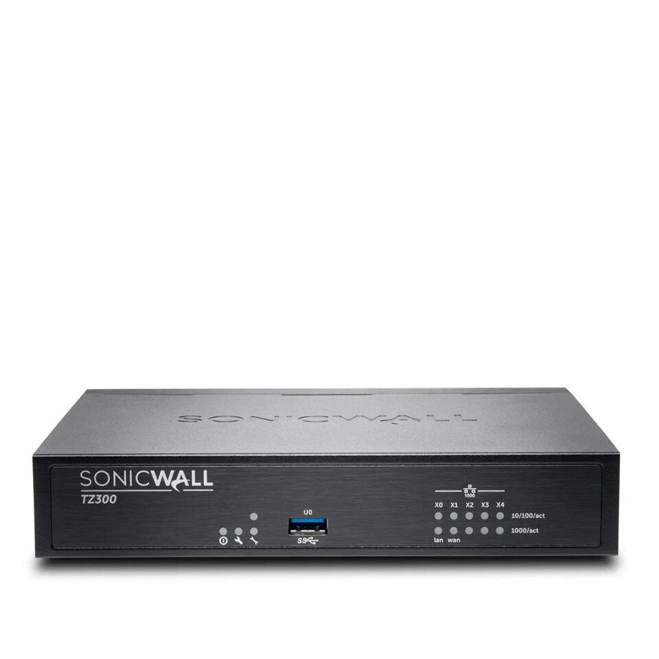 SonicWall Firewall TZ300P - Küçük ve Orta Ölçekli İşletmeler İçin Güvenlik Duvarı