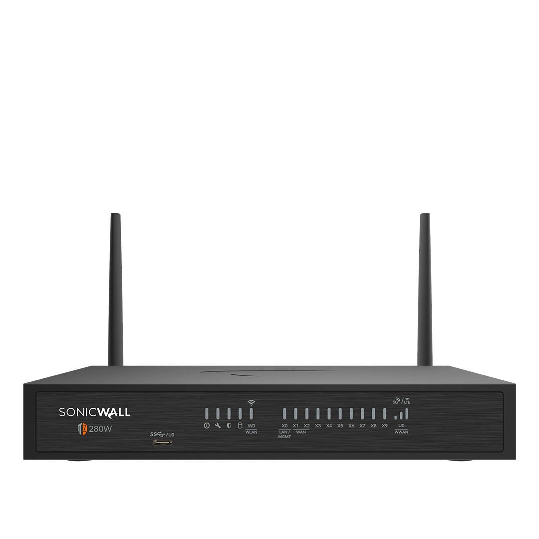 SonicWall Firewall TZ280W - Küçük ve Orta Ölçekli İşletmeler İçin Güvenlik Duvarı