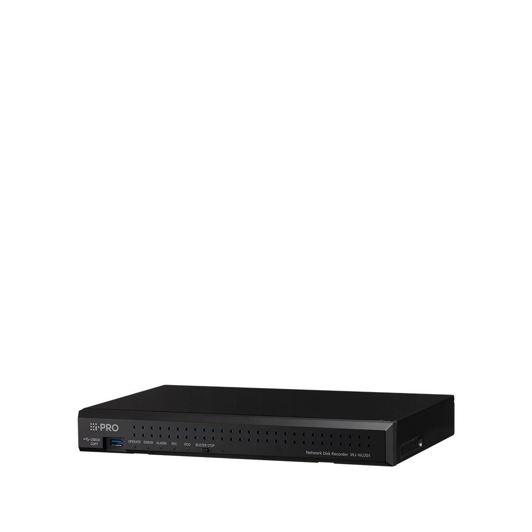 i-PRO NU Serisi 8 Kanal H.265 Ağ Video Kayıt Cihazı NVR - 8 Port PoE+ (WJ-NU201K)