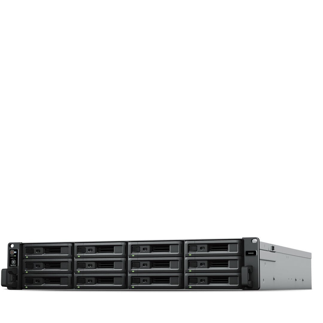 Synology RackStation SA6400 2U 12 Yuvalı Yüksek Ölçeklenebilir Kurumsal NAS/SAN Depolama Sunucusu 2x10GbE 4x1GbE (SA6400)