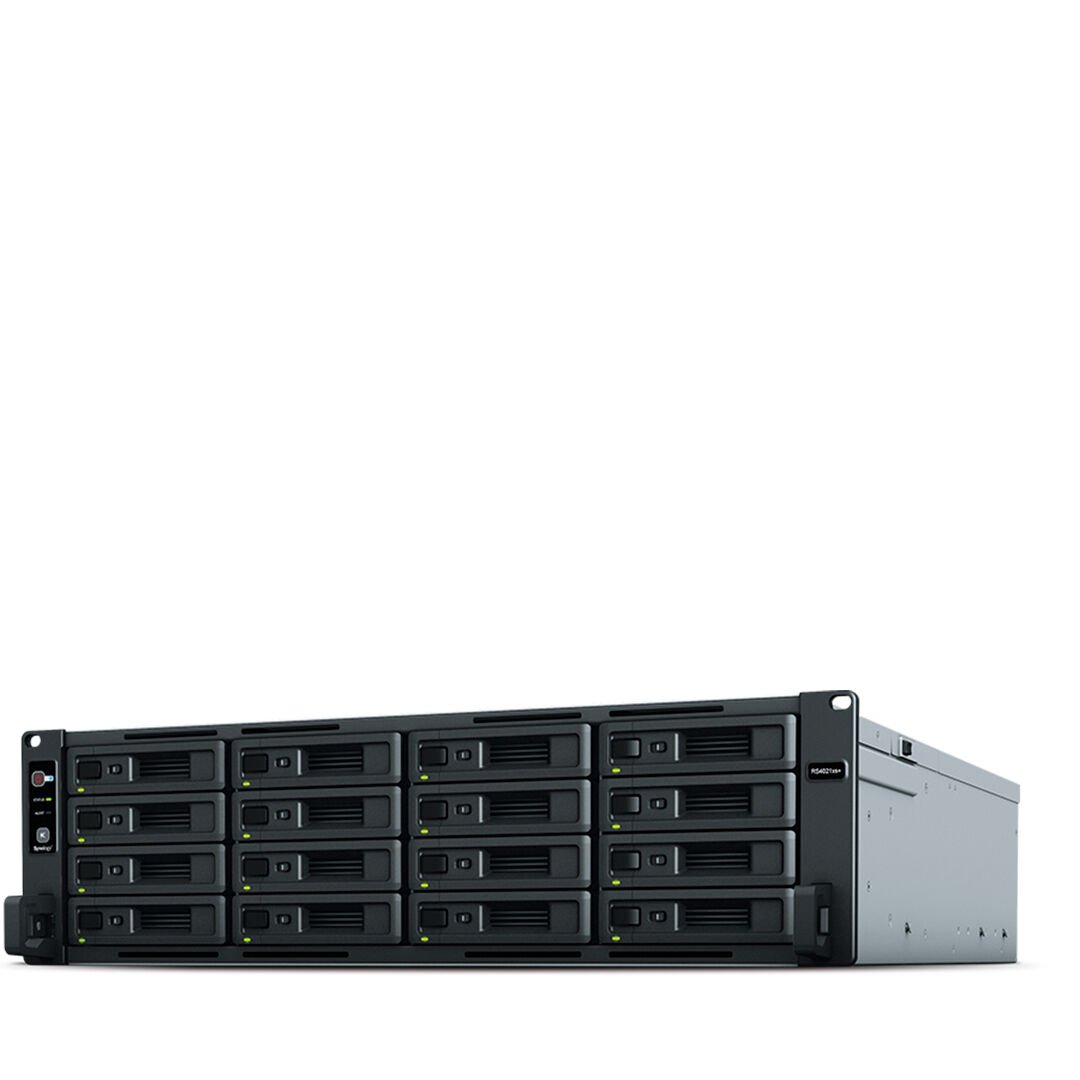 Synology RackStation RS4021xs+ 3U 16 Yuvalı Kurumsal NAS/SAN Depolama Sunucusu Dahili 10GbE Yedekli Güç Kaynağı (RS4021xs+)