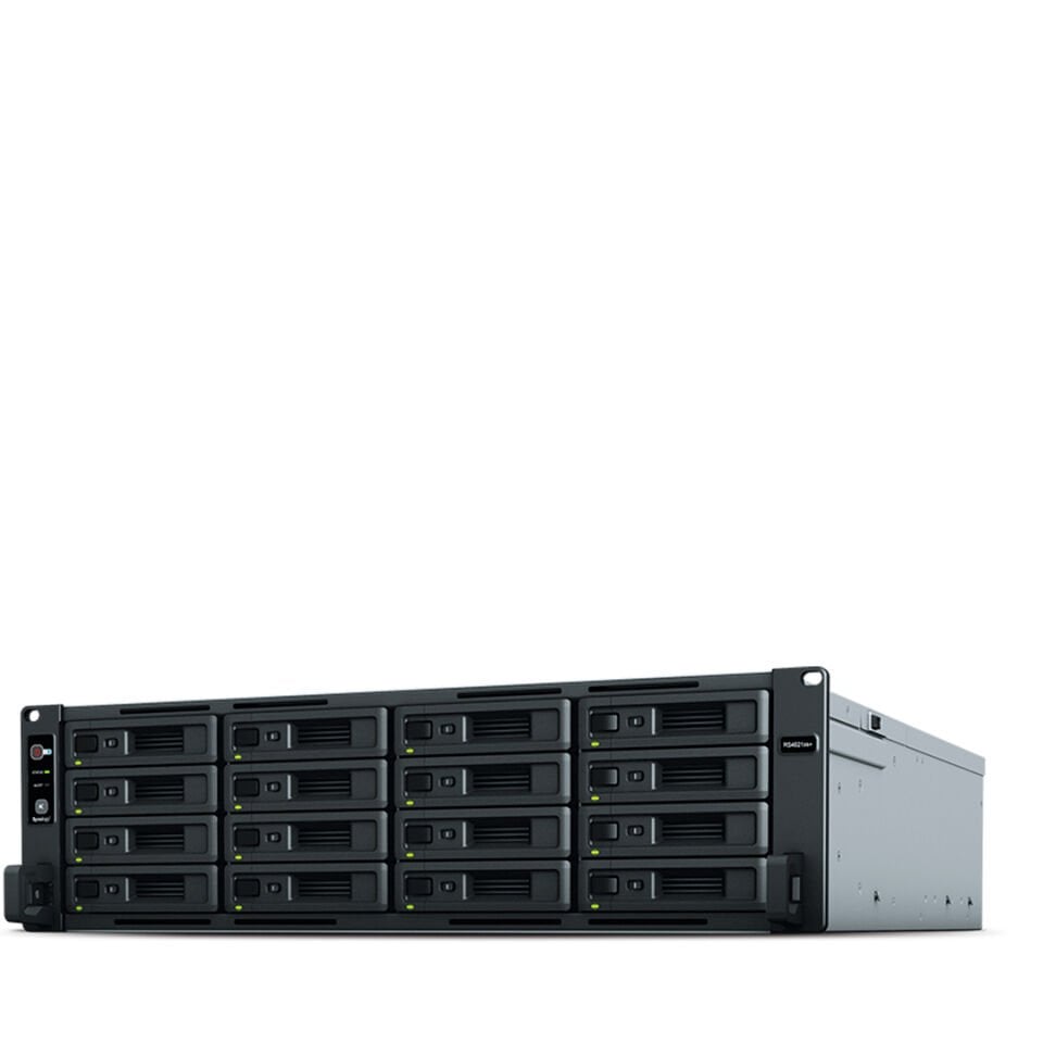 Synology RackStation RS4021xs+ 3U 16 Yuvalı Kurumsal NAS/SAN Depolama Sunucusu Dahili 10GbE Yedekli Güç Kaynağı (RS4021xs+)