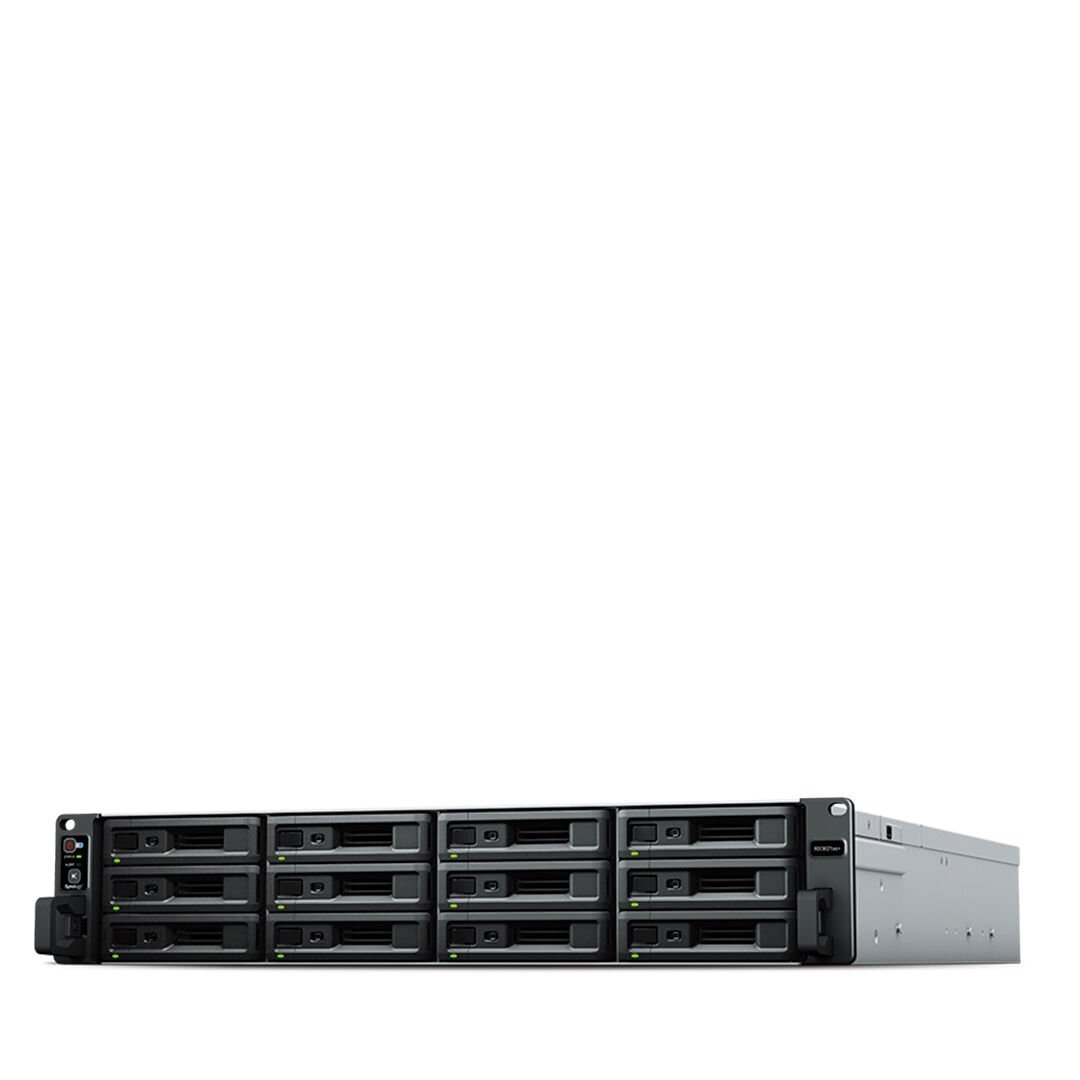 Synology RackStation RS3621xs+ 2U 12 Yuvalı Kurumsal NAS/SAN Depolama Sunucusu Dahili Çift 10GbE Yedekli Güç Kaynağı (RS3621xs+)