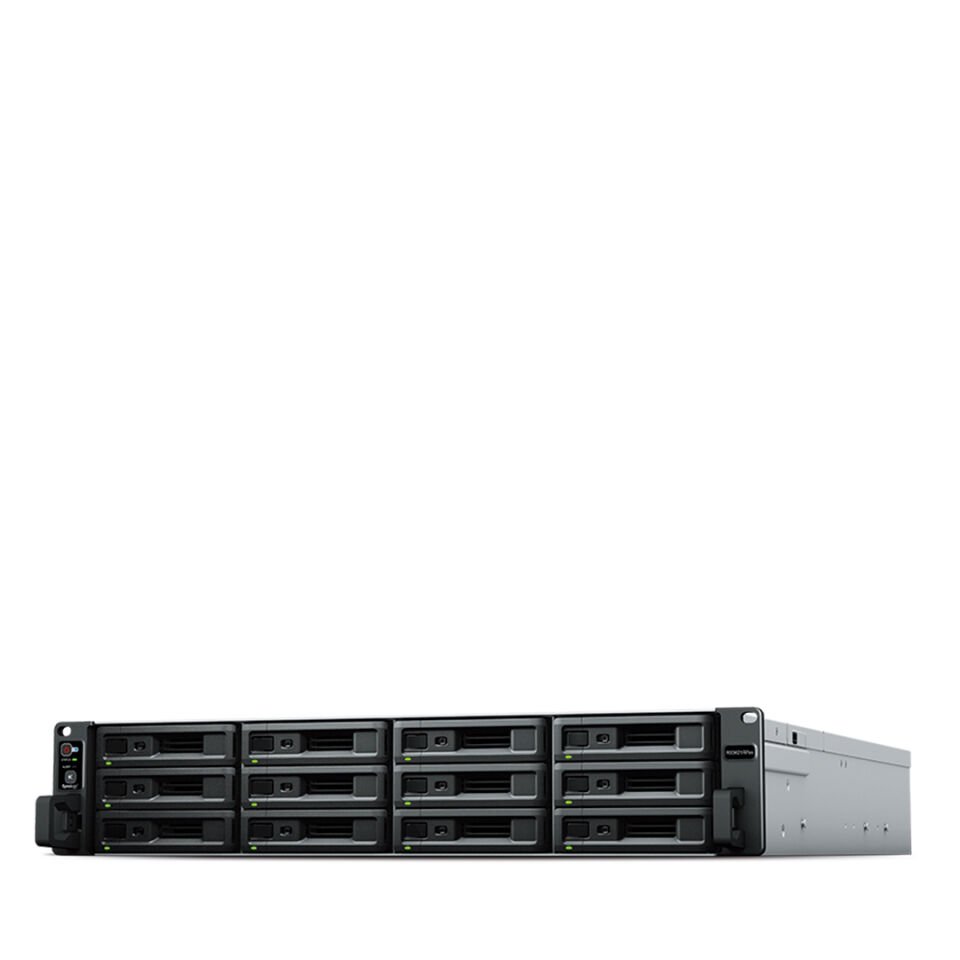 Synology RackStation RS3621RPxs 2U 12 Yuvalı Kurumsal NAS/SAN Depolama Sunucusu 10GbE Hazır Yedekli Güç Kaynağı (RS3621RPxs)