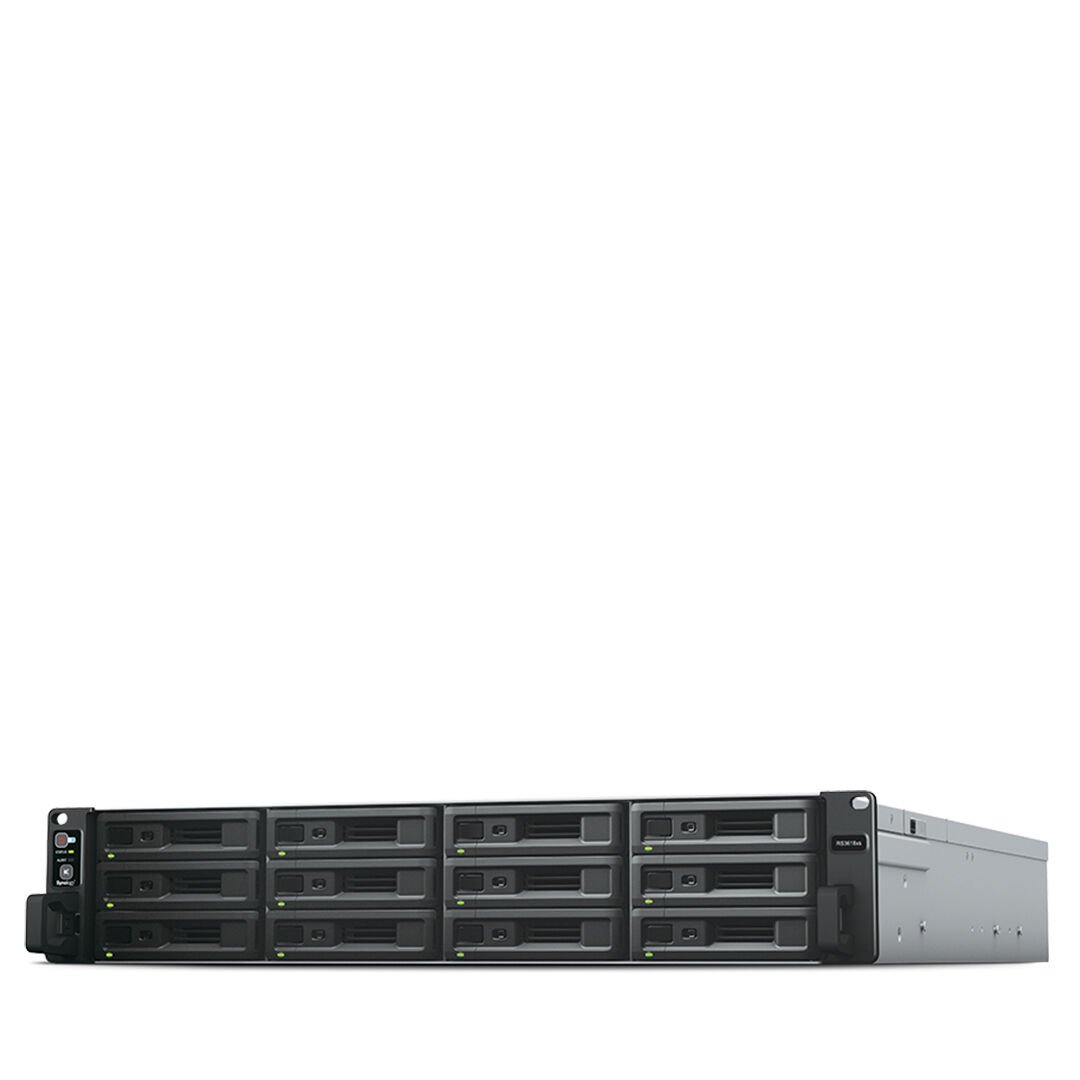 Synology RackStation RS3618xs 2U 12 Yuvalı Kurumsal NAS/SAN Depolama Sunucusu 10GbE Hazır 4x1GbE 8GB ECC (RS3618xs)