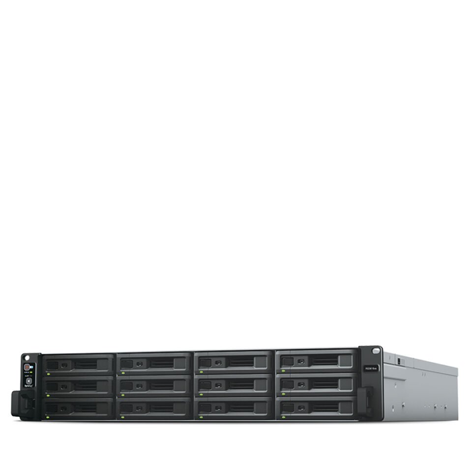 Synology RackStation RS3618xs 2U 12 Yuvalı Kurumsal NAS/SAN Depolama Sunucusu 10GbE Hazır 4x1GbE 8GB ECC (RS3618xs)