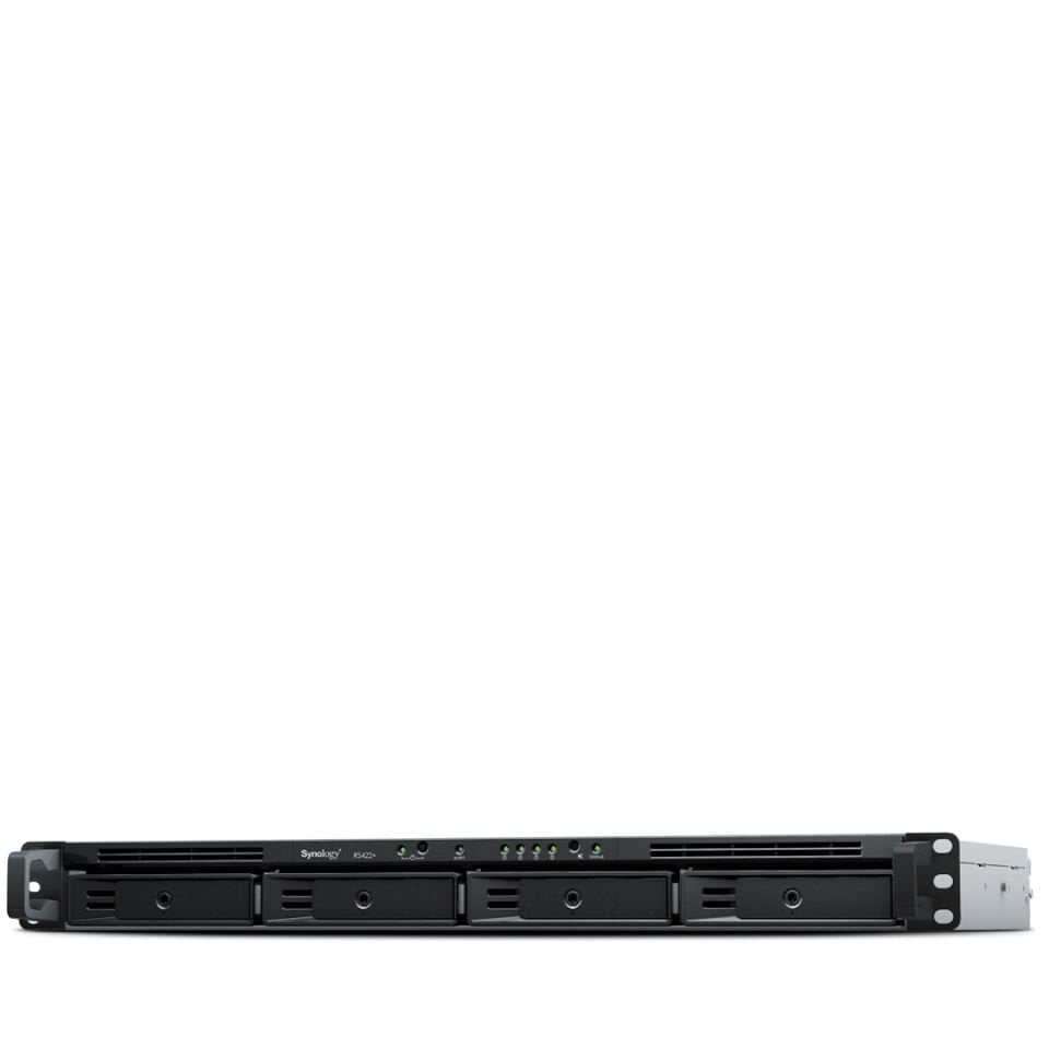 Synology RackStation RS422+ 1U 4 Yuvalı Kurumsal NAS Depolama Sunucusu Opsiyonel 10GbE 2x1GbE (RS422+)