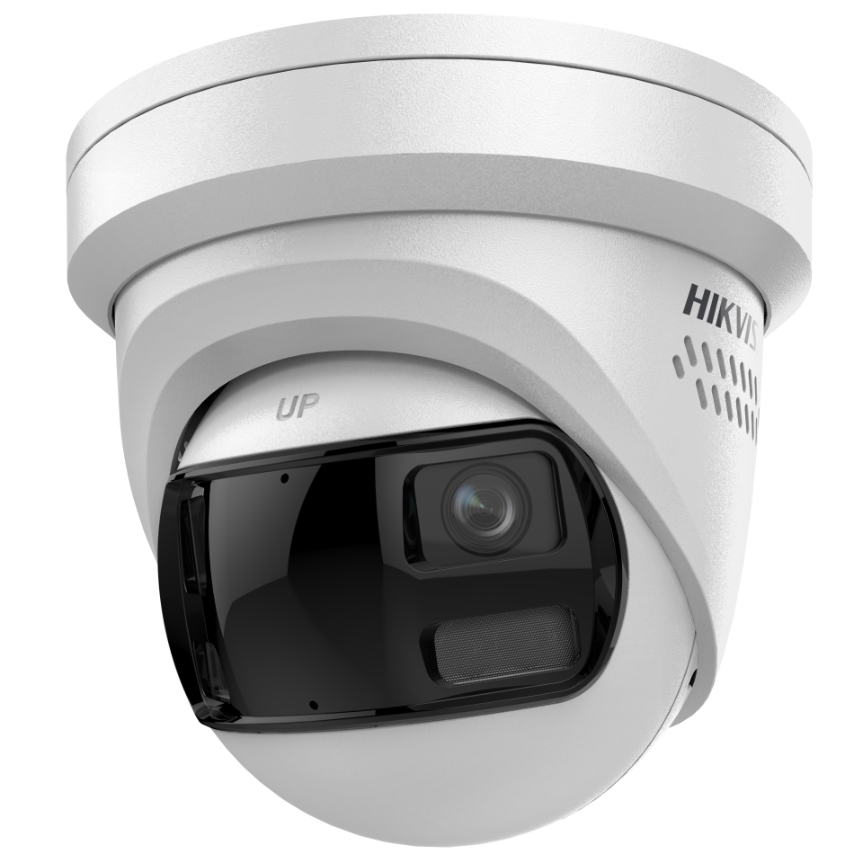 Hikvision DS-2CD2383G2P-LISU/S(L)(RB) 8 MP Panoramik AcuSense Strobe Light ve Sesli Uyarı Destekli Turret IP Kamera