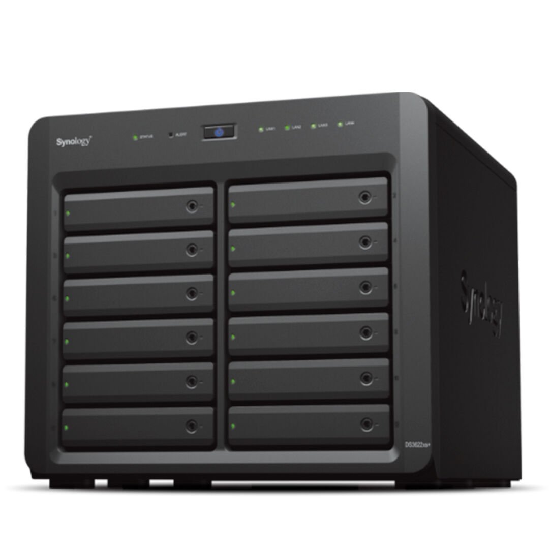Synology DiskStation DS3622xs+ 12 Yuvalı Kurumsal NAS/SAN Depolama Sunucusu Intel Xeon D-1531 16GB ECC 2x10GbE 2x1GbE (DS3622xs+)
