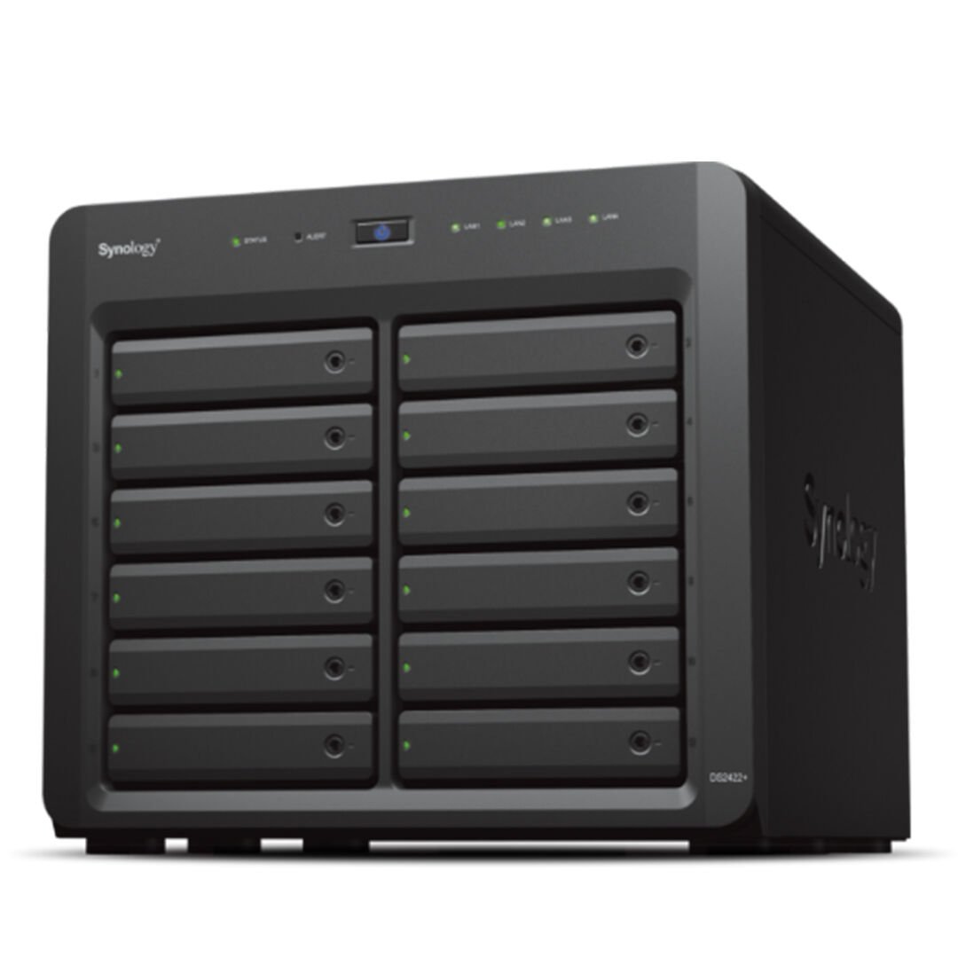 Synology DS2422+ 2U 12 Yuvalı NAS Depolama Sunucusu 2x1GbE 2x10GbE (DS2422+)