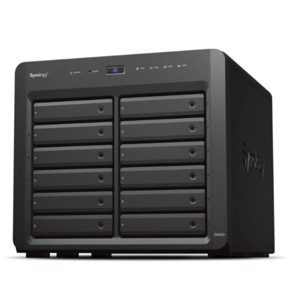 Synology DS2422+ 2U 12 Yuvalı NAS Depolama Sunucusu 2x1GbE 2x10GbE (DS2422+)