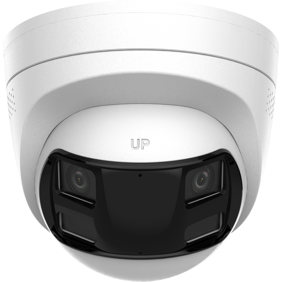 Hikvision DS-2CD1367G2HP-LIUF/S(L)(RB) 6 MP Çift Lensli 180° Geniş Açılı ColorVu ve Smart Hybrid Light Turret Kamera