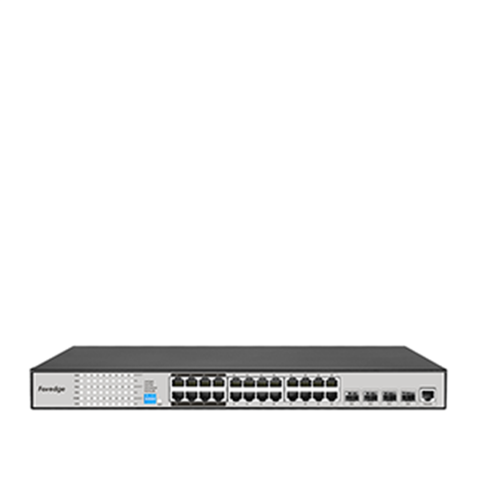 FOREDGE S5700-24GP-4TFR 10G Uplink 24 Port Gigabit Katman 3 Yönetilen PoE Anahtarı 4x10G SFP+ 360W (S5700-24GP-4TFR)