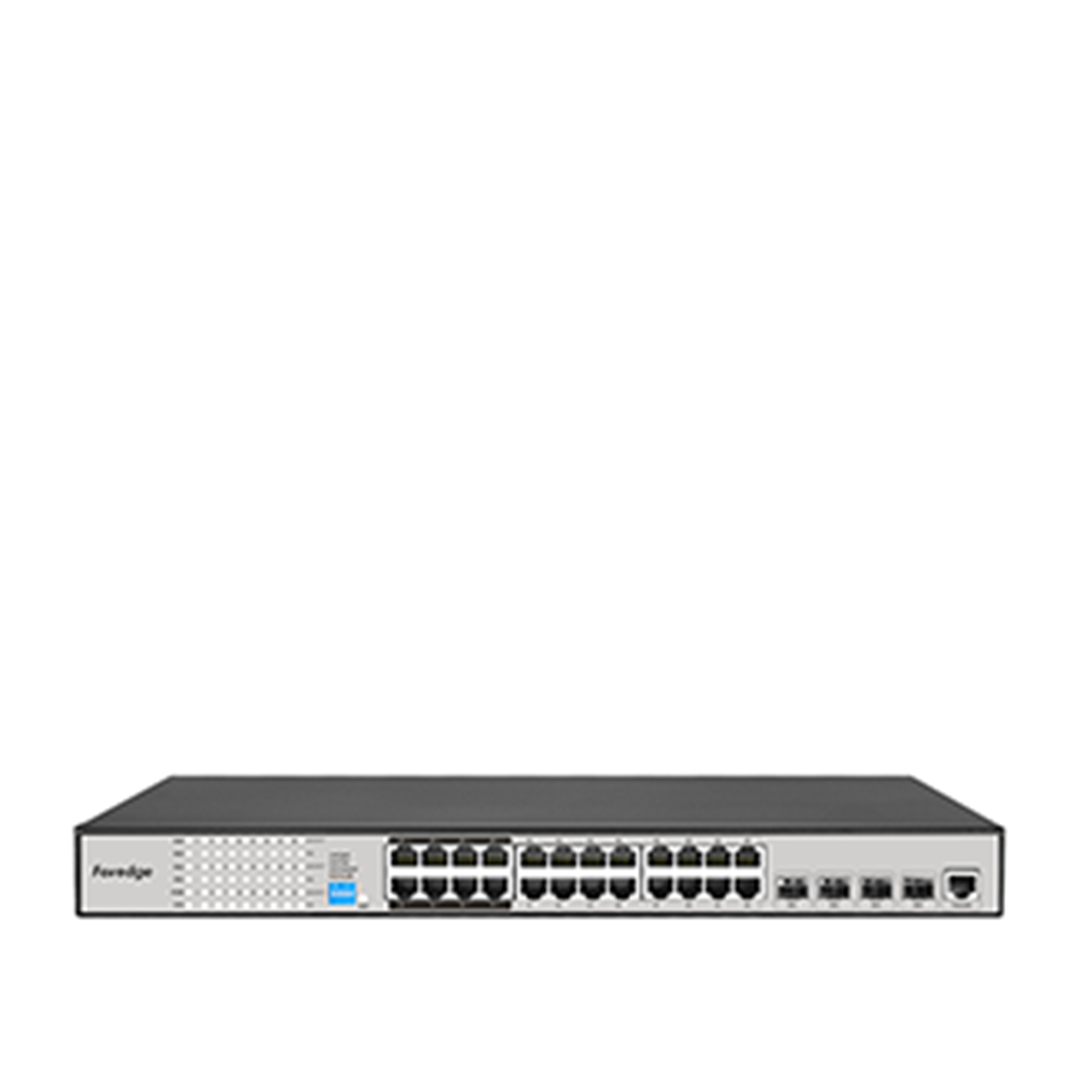 FOREDGE S5700-24G-4TFR 10G Uplink 24 Port Gigabit Katman 3 Yönetilen Ethernet Anahtarı 4x10G SFP+ (S5700-24G-4TFR)