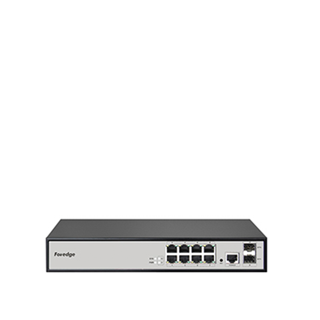 FOREDGE NS2010G 8 Port Gigabit Yönetilen Ethernet Switch 2xSFP Uplink Metal Kasa (NS2010G)