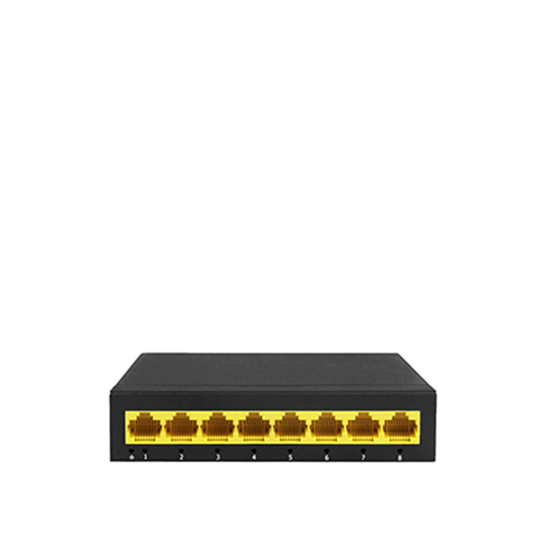 FOREDGE NS6080L 8 Port Tam Gigabit Yönetilmeyen Ethernet Switch Fansız Metal Kasa (NS6080L)