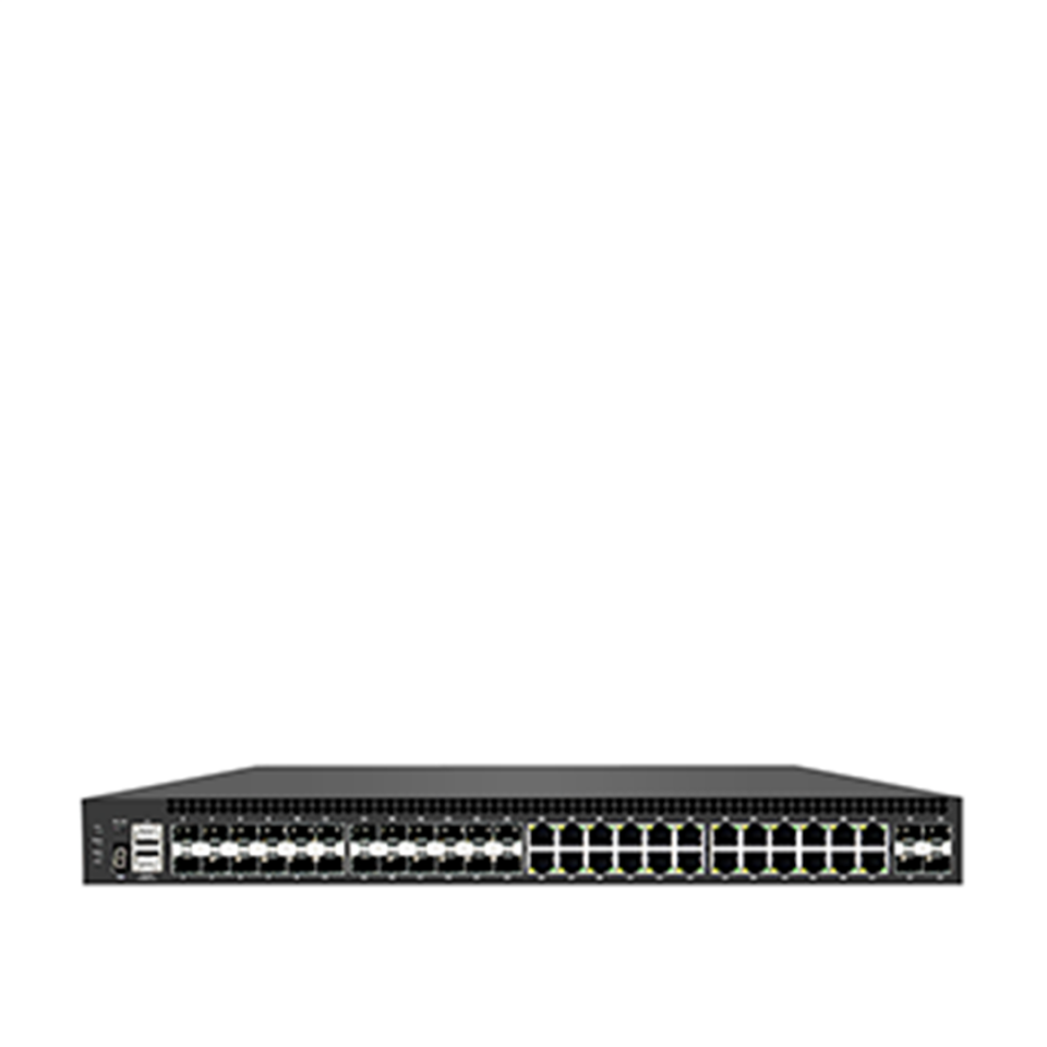 FOREDGE S5700-24G-24F-4TF 10G Uplink 48 Port Gigabit Katman 3 Yönetilen Ethernet Anahtarı 4x10G SFP+ (S5700-24G-24F-4TF)