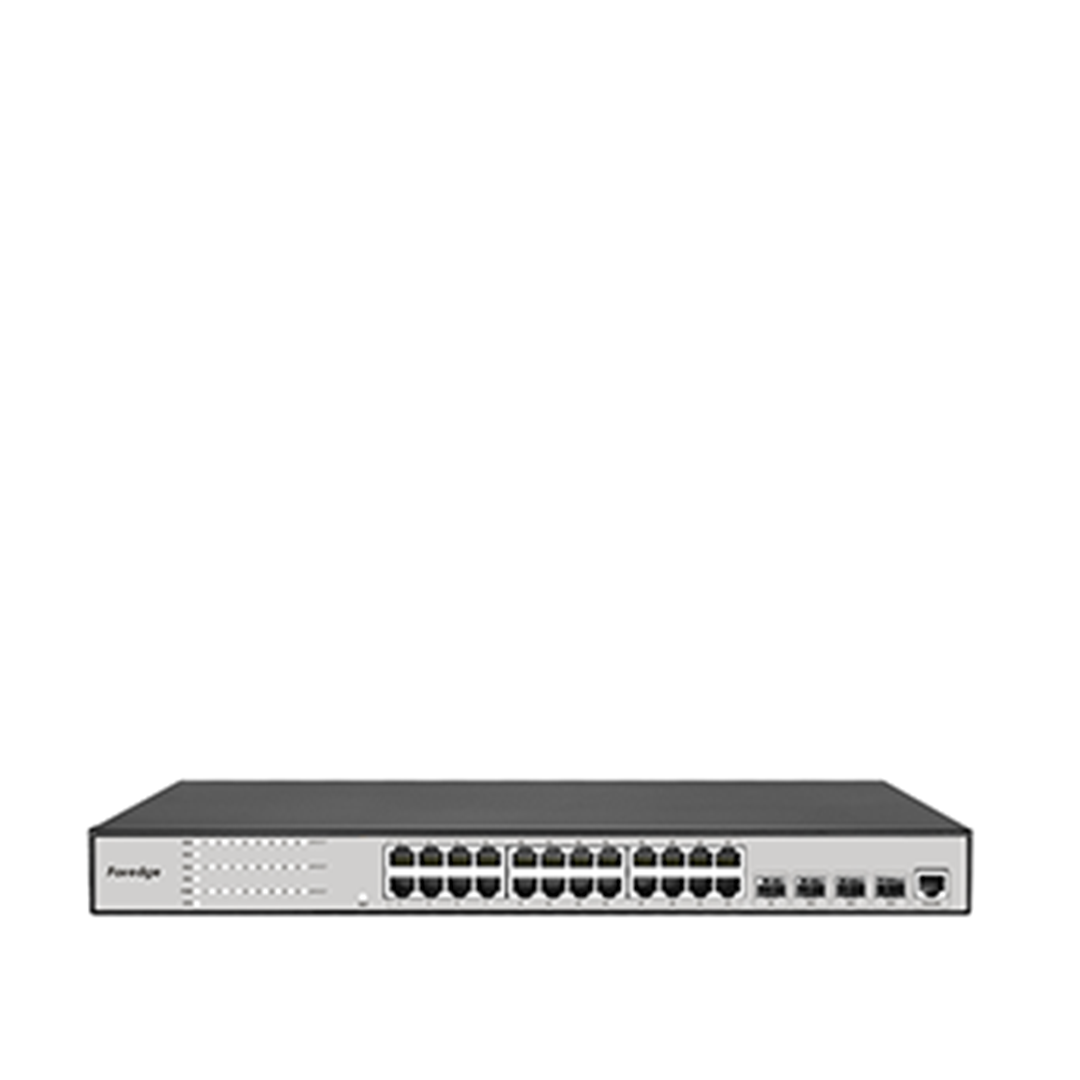 FOREDGE S5700-24GP-4TF 10G Uplink 24 Port Gigabit Katman 3 Yönetilen PoE Anahtarı 4x10G SFP+ (S5700-24GP-4TF)