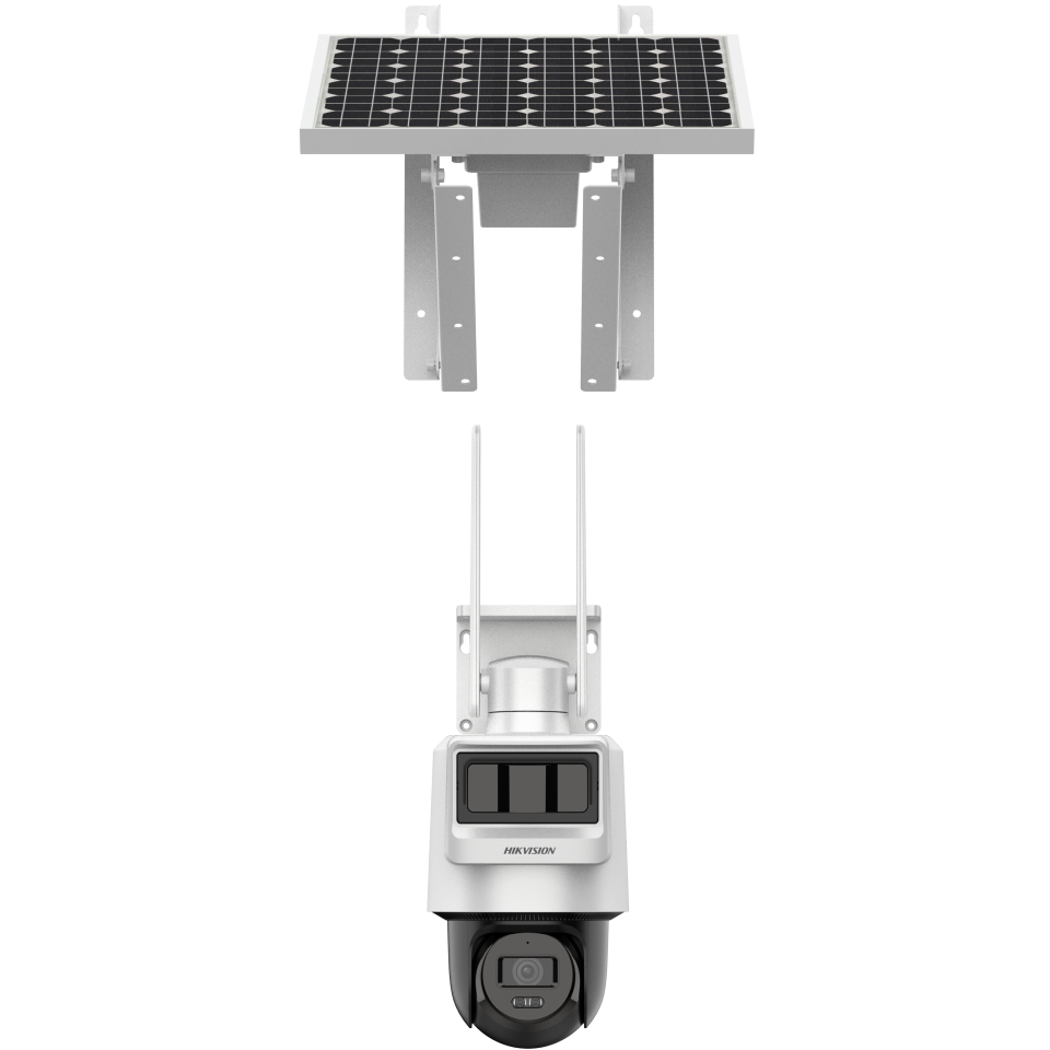 Hikvision DS-2DE2C400IWG-K/4G/C05S10 4 MP Pro Serisi Güneş Enerjili 4G Hareketli (PT) Güvenlik Kamera Seti